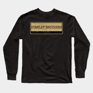 Aliska, text black retro - Stanley Brothers Long Sleeve T-Shirt